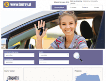 Tablet Screenshot of kursy.pl